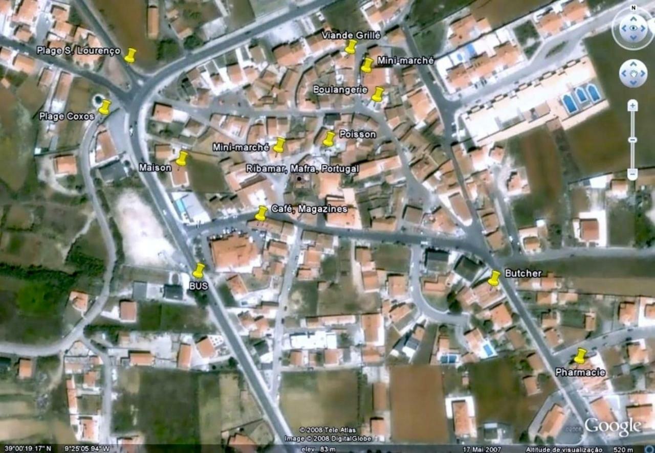Villa Patrocinio Ribamar  Exteriör bild